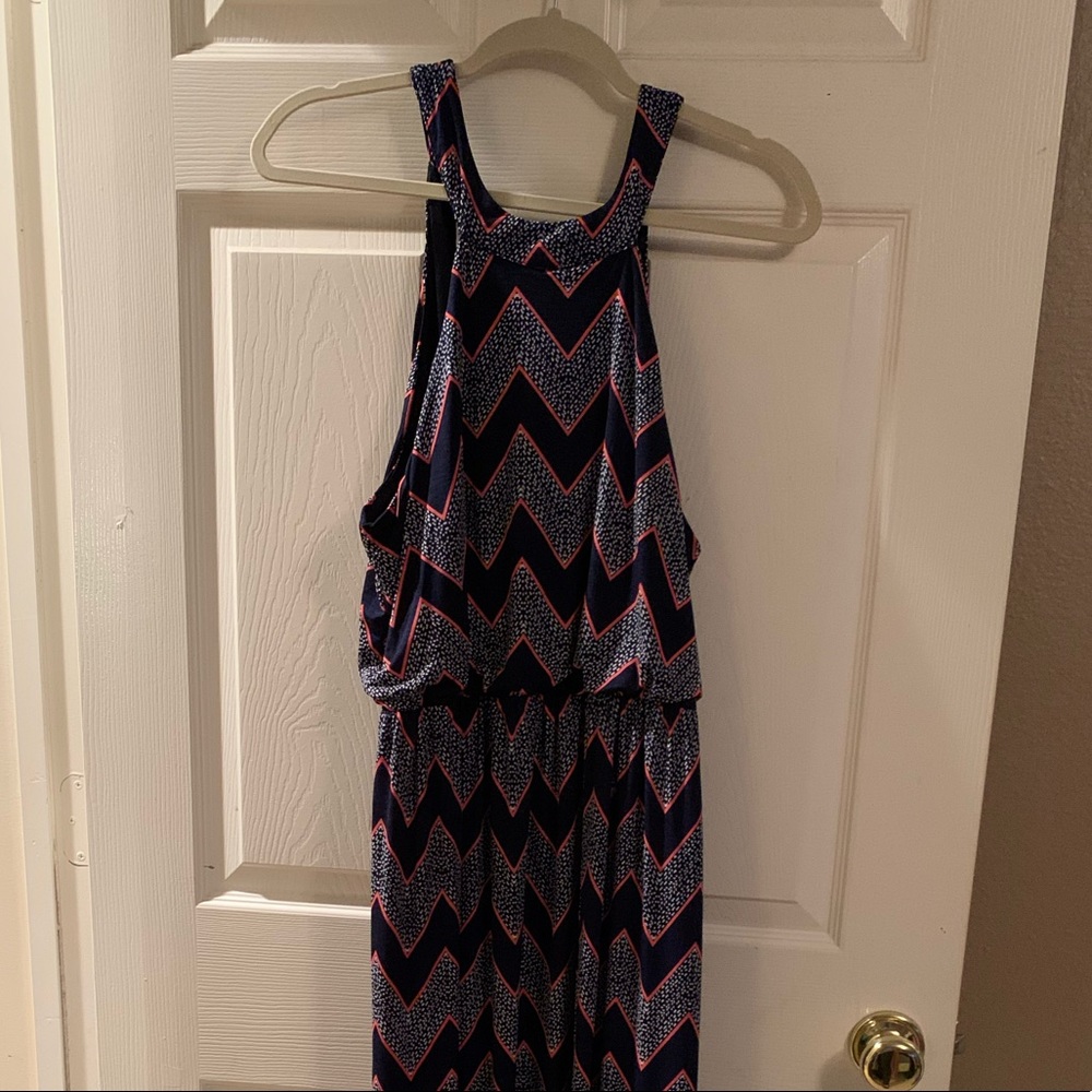 Chevron Maxi Dress